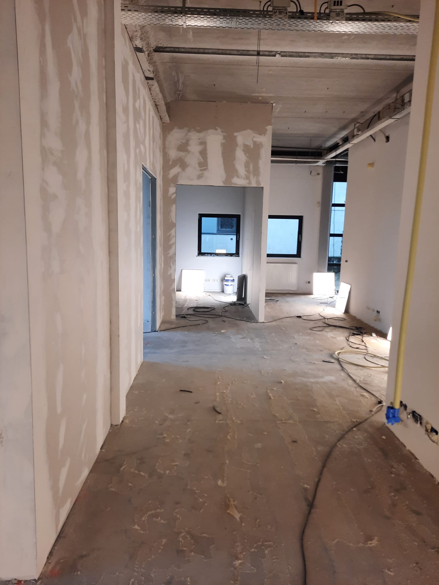 Situatie tijdens bouwwerkzaamheden OSS Lichtenberg